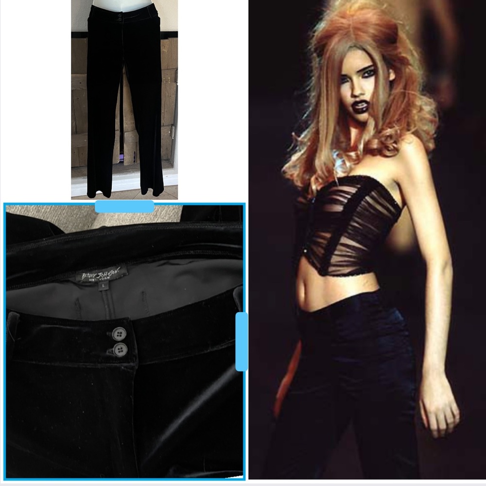 Vintage 90’s Betsey Johnson Velvet Pants L